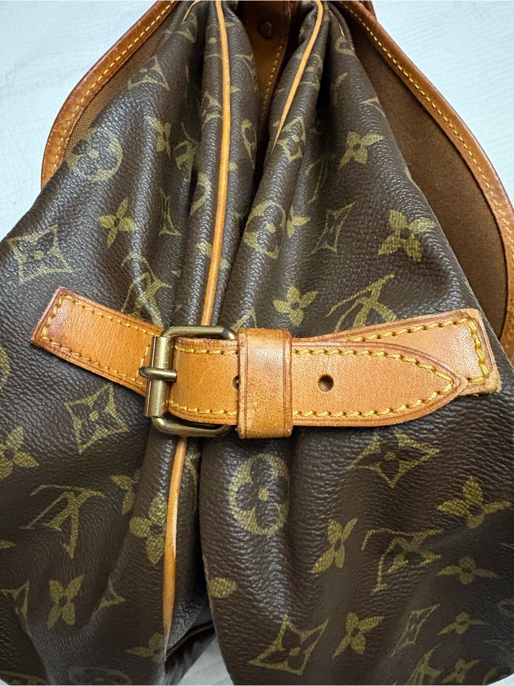 Louis Vuitton Monogram Canvas Crossbody Bag in Brown and Tan - Picture 11 of 16